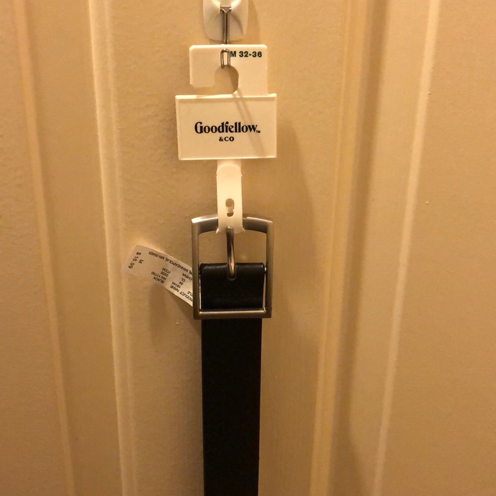 black men’s dress belt